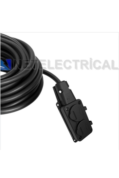 NETELECTRİCAL 2'Lİ 95 METRE 3X4 TTR TAM BAKIR KALIN KABLOLU BEMİS KAUÇUK BAŞLIKLI GRUP PRİZ