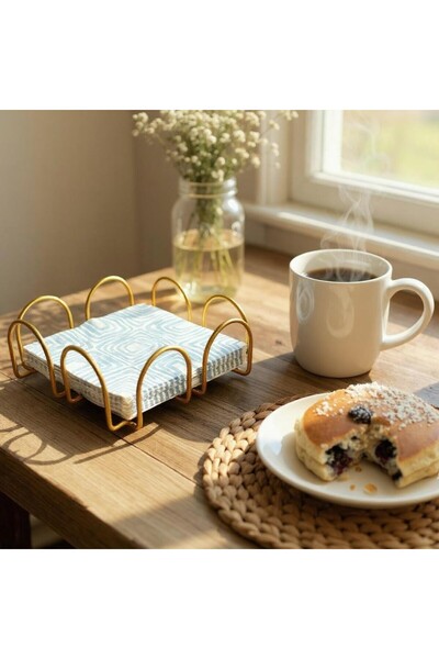 Monica Gold Napkin Holder