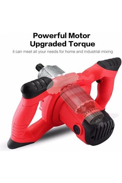 SUKILO Handheld Mixer 2400W | Industrial Grade Cement Paint Mortar Mixer