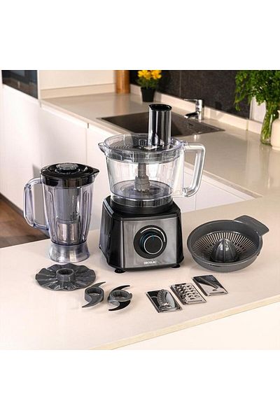 CECOTEC Robot de bucatarie Paprika 2000 Full, 2000 W, capacitate 3.5L, blender 1.8L, 2 trepte d