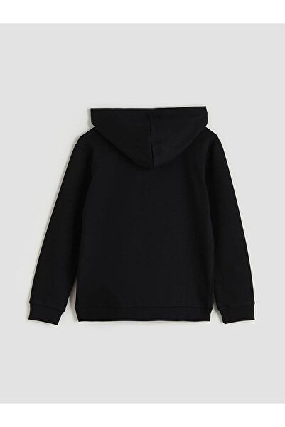 LC Waikiki LCW Kids Kapüşonlu Erkek Çocuk Fermuarlı Sweatshirt (W5)