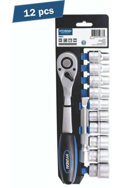 Hyundai Set 12 chei clichet tubulare 1/2 HY-59633