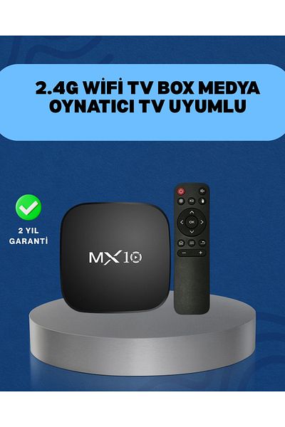 shopteknoloji kendini ödüllendir 4K Media Box Android Tv Solution with Hdmi-Usb Connection