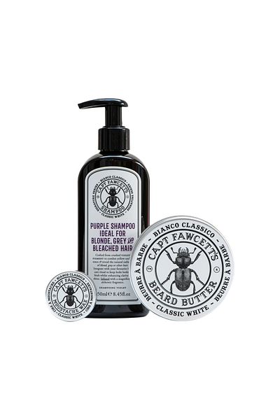 Captain Fawcett Șampon pentru păr gri Captain Fawcett Bianco Classico Purple Shampoo 250ml