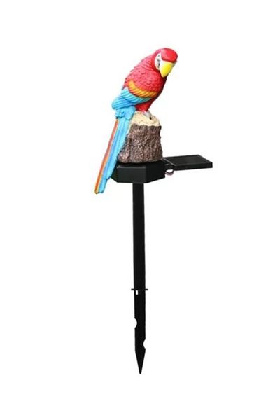 OEM LED Solar Lamp, Parrot Model, Multicolor, IP 67, 41 cm