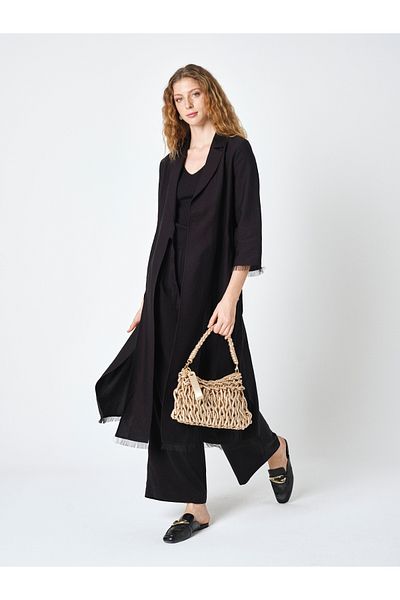 Pierre Cardin Pi̇erre Cardi̇n Women's Straw Hand Bag 05Pc25Y20204