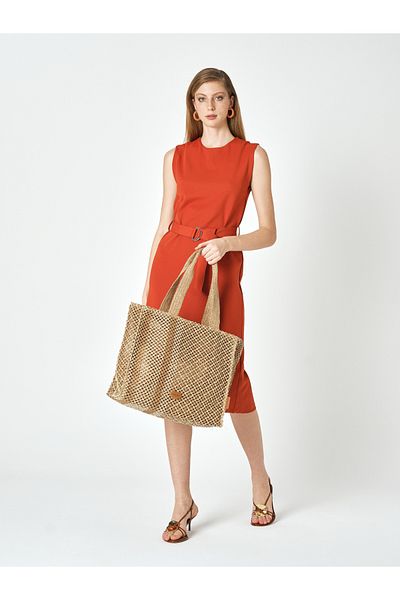 Pierre Cardin Pi̇erre Cardi̇n Women's Straw Shoulder Bag 05Pc25Y1501