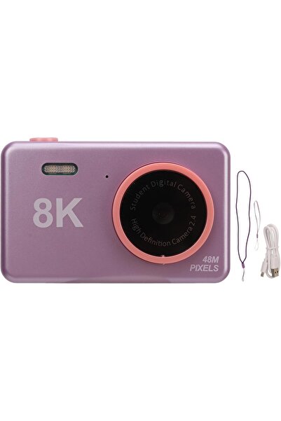 SUKILO Kids Digital Camera, SUKILO, 48MP, 2.4 Inch LED, 1080P Video, WiFi, Night Vision, Purple