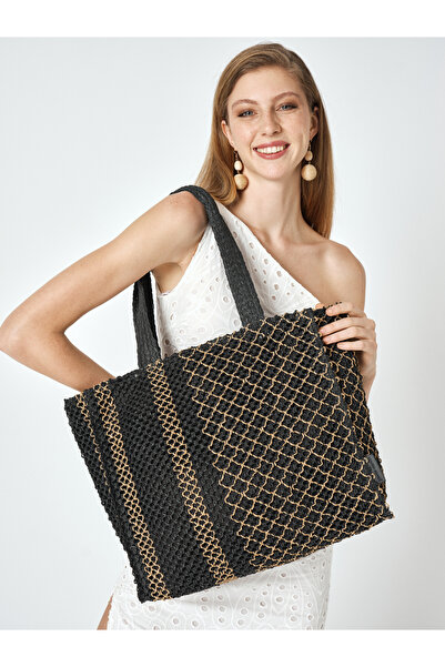 Pierre Cardin Pi̇erre Cardi̇n Women's Straw Shoulder Bag 05Pc25Y1501