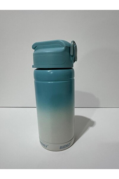 Ümraniye Hobi Sanat Bienly Degrade Paslanmaz Çelik Matara PİPETLİ 500ML MİNT ...