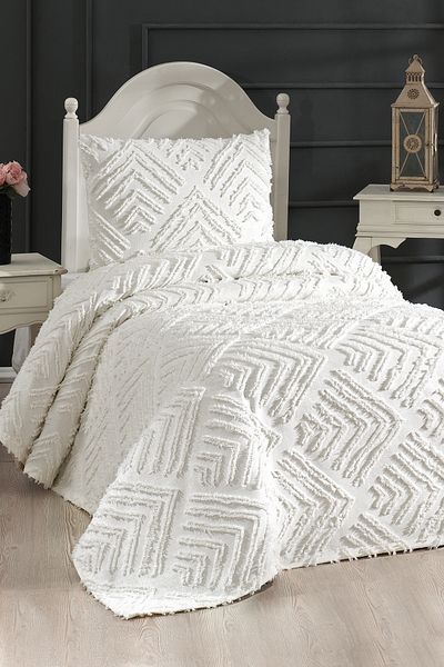 cs ilkim Cotton Collection Double Pique Set Vanilla