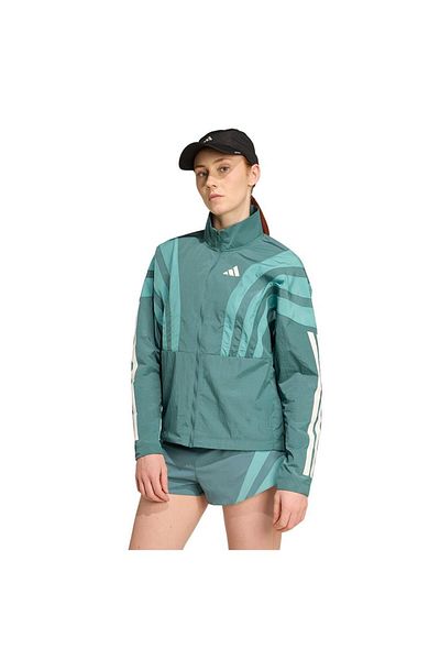 adidas Women's Green Adizero a Jkt W Hz3694