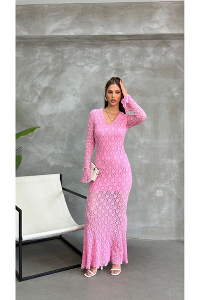 Fiori Lace V-Neck Dress