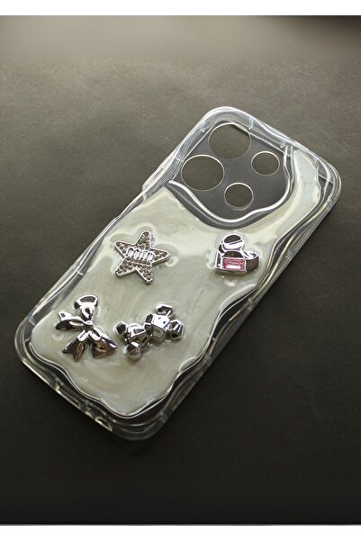 tcover Infinix Note 30 Kılıf Epoksi Dekorlu Kabartmalı Kapak