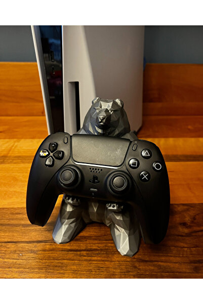 Fabrion Polygon Bear Stand / XBOX / PS5 / PS4 Uyumlu Playstation Dualsense Tu...