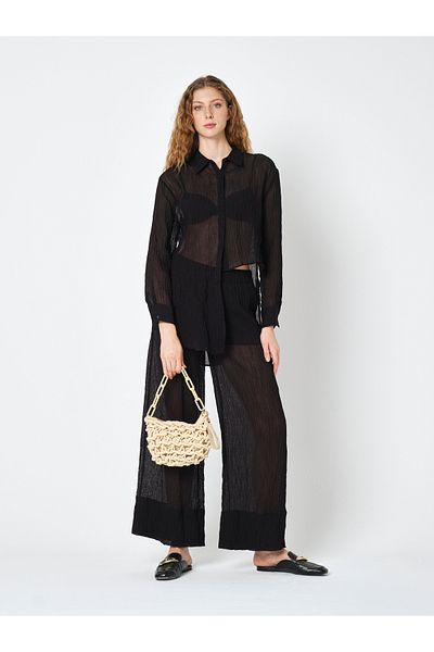 Pierre Cardin Pi̇erre Cardi̇n Women's Straw Hand Bag 05Pc25Y20203
