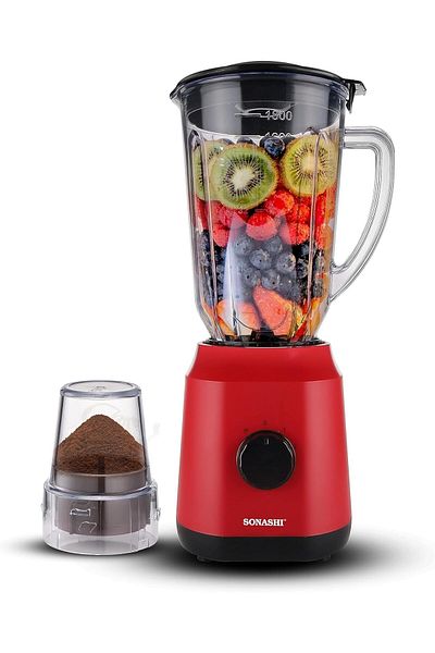 sonashi 2 in 1 Blender SB-154 – 2 Speed, 650W Countertop Blender Mixer