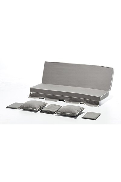 Erinöz Salıncak Minder Kılıf Takımı 2 Kişilik (Süngersiz) - Açık Gri