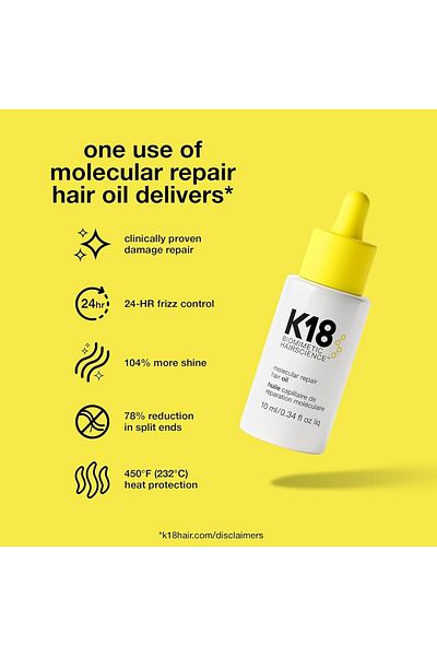 K18 Ulei molecular pentru restaurarea parului 10ml