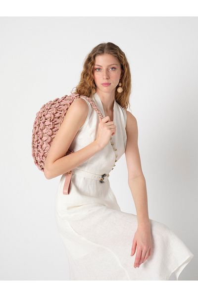 Pierre Cardin Pi̇erre Cardi̇n Women's Straw Hand Bag 05Pc25Y20291