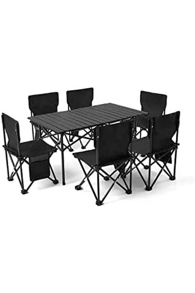 SUKILO Outdoor Camping Folding Table and Chair Set