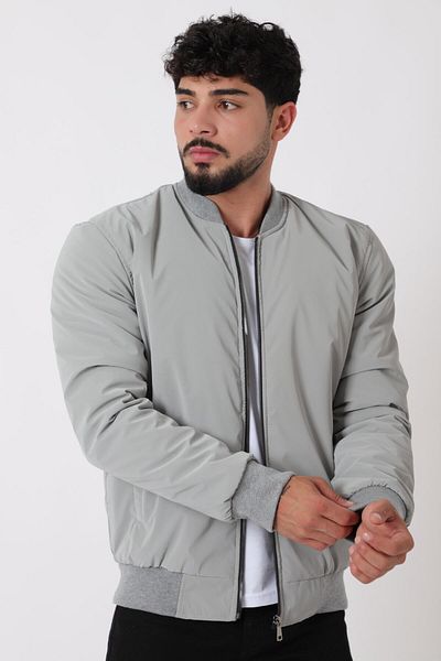 Stilkombin معطف موسمي بياقة جامعية وخصر مطاطي Bl 1705_60298