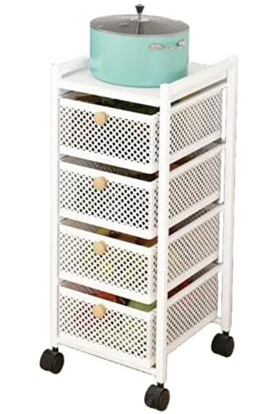 SUKILO منظم درج خزانة التخزين - رف منزلق قابل للسحب للمطبخ والحمام - متوسط