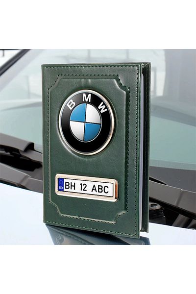 OEM Personalized Car ID Wallet – Dark Green