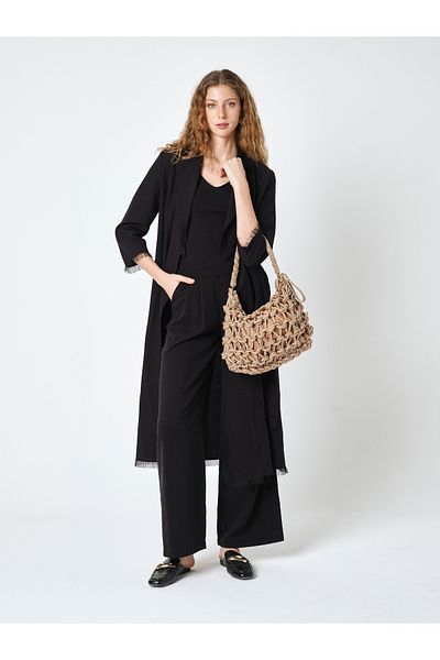 Pierre Cardin Pi̇erre Cardi̇n Women's Straw Hand Bag 05Pc25Y20291