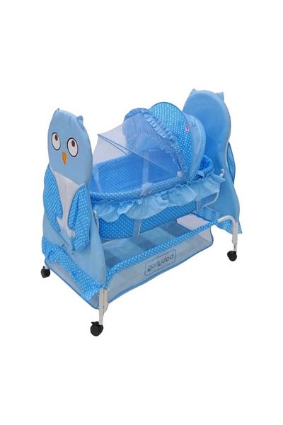 rexa Newborn Baby Cot with Mosquito Net – Safe, Breathable, and Comfortable Sleep Space