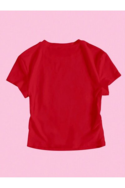 OVER HEAD Women's Puerterico Printed Bayb Tee Crop