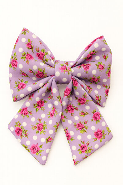 MakeWell Κλιπ μαλλιών με μοτίβο τριαντάφυλλου με σχέδιο φιόγκου