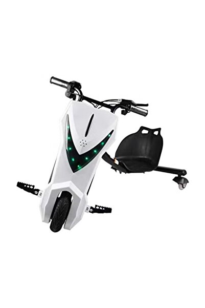 rexa سكوتر كهربائي للتزحلق باللون الأبيض - 68.5 × 54 × 21 سم، لعبة أكشن للأطفال