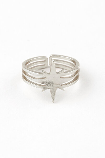 Sortie Aksesuar خاتم من الفولاذ المقاوم للصدأ قابل للتعديل بثلاثة أكمام على ش...