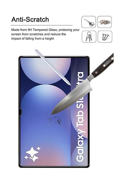 Generic Samsung Galaxy Tab S10 Ultra Premium Tempered Glass Screen Protector