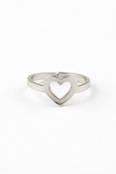 Sortie Aksesuar خاتم من الفولاذ المقاوم للصدأ قابل للتعديل مع شكل قلب