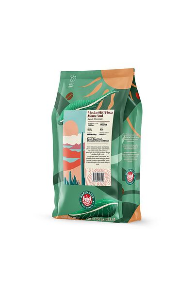 Mare Mosso Caffe ê Vendite Mexico Shg Finca Monte Azul Local Filter Coffee 250 Gr.