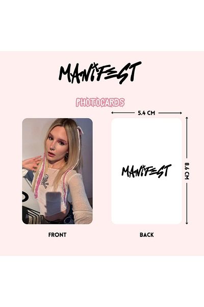Kpop Dünyasi Manifest'' Lidya'' Photocards Set
