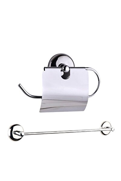 Egem Home Suport pentru prosoape cu bară lungă adezivă și suport pentru hârti...