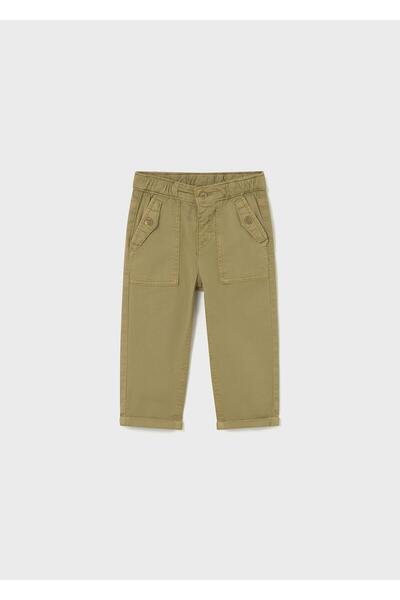 MAYORAL Baby Boy Cargo Pocket Pack Canvas Pants Beige