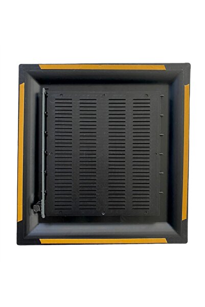 Canowe Menfez 35x35 Antrasit Gri Plastik Banyo Havalandırma Menfezi