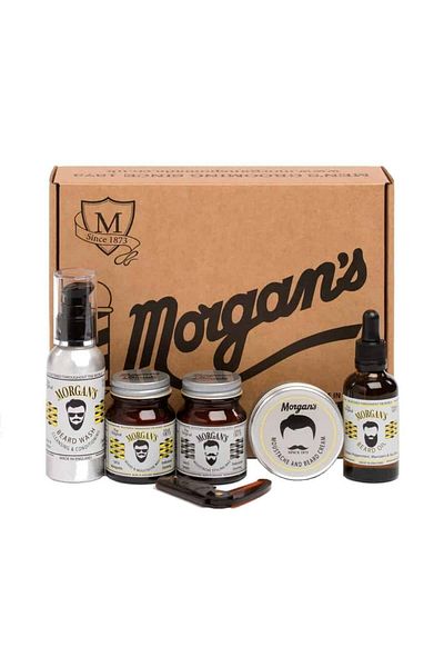 Morgan's Pomade Set cadou Morgan's Gentleman's Mustață și Barbă Grooming