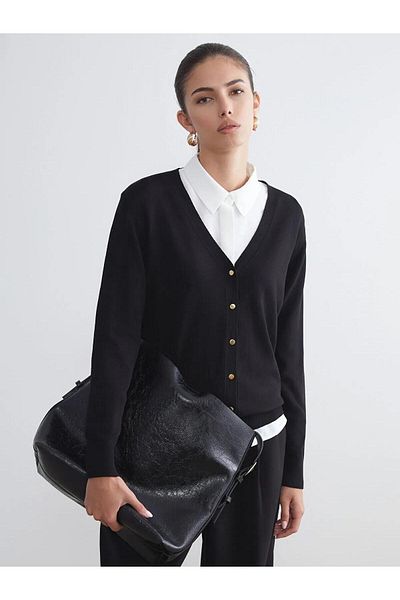 LC Waikiki LCWAIKIKI Cardigan clasic pentru tricotaj pentru femei (W5)