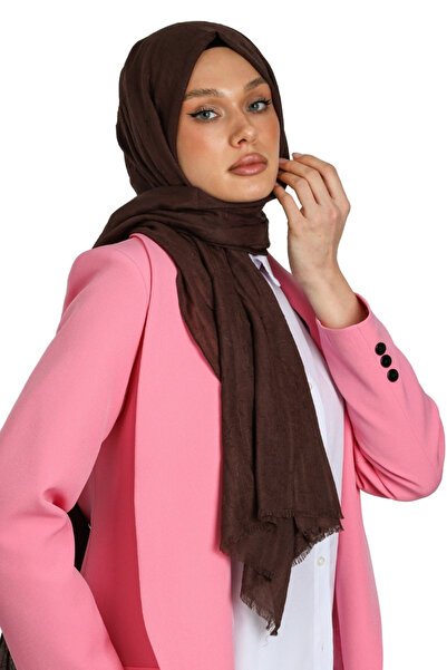 hijabchi Σάλι Bamboo Check - Καφέ