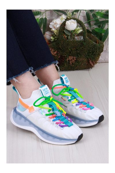 Guja Arme City Ac2025Y433-01 Colorful Multi Lace-Up Sports Shoes (the Mold Is 1 Size Smaller)