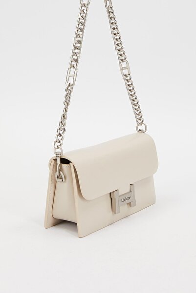 Levidor 930235 Double Strap Women's Shoulder Bag Cream
