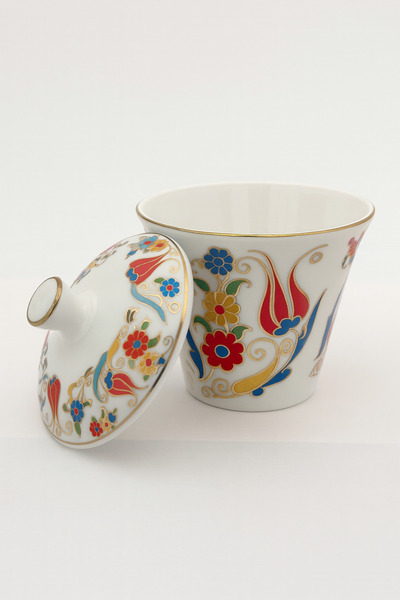 Güral Porselen Altın Yaldızlı Şekerlik