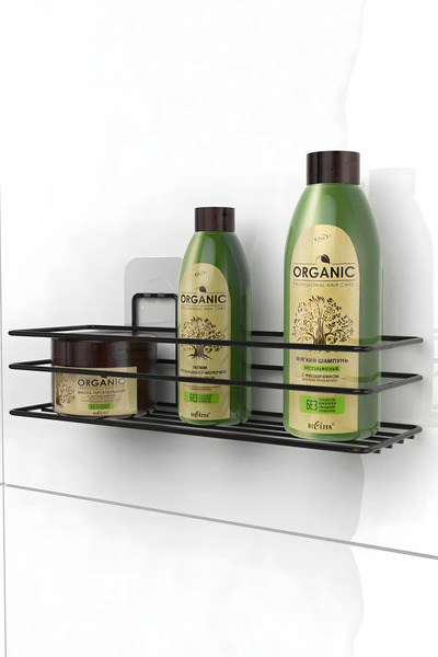 Egem Home Μαύρο αυτοκόλλητο ράφι μπάνιου Δαχτυλίδι θήκη για πετσέτες και θήκη για χαρτί υγείας