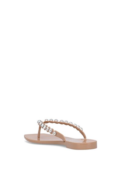 Ayakkabı Fuarı Elit KDRJ002-1 Γυναικείες σαγιονάρες Tan