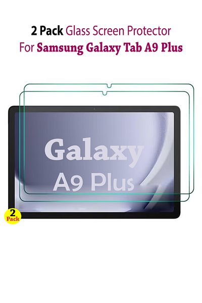 Generic 2 Pack Tempered Glass Screen Protector For Samsung Galaxy Tab A9 Plus